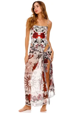 Marine Pareo Cover Up