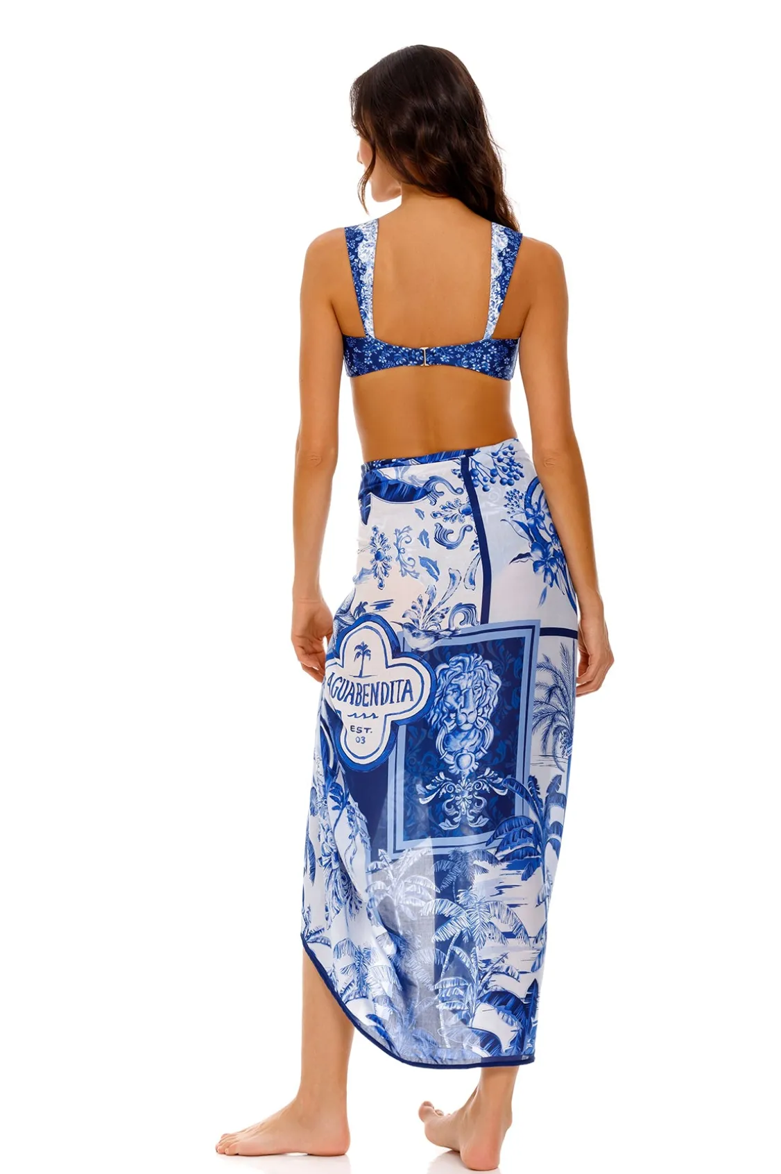 Marine Pareo Cover Up